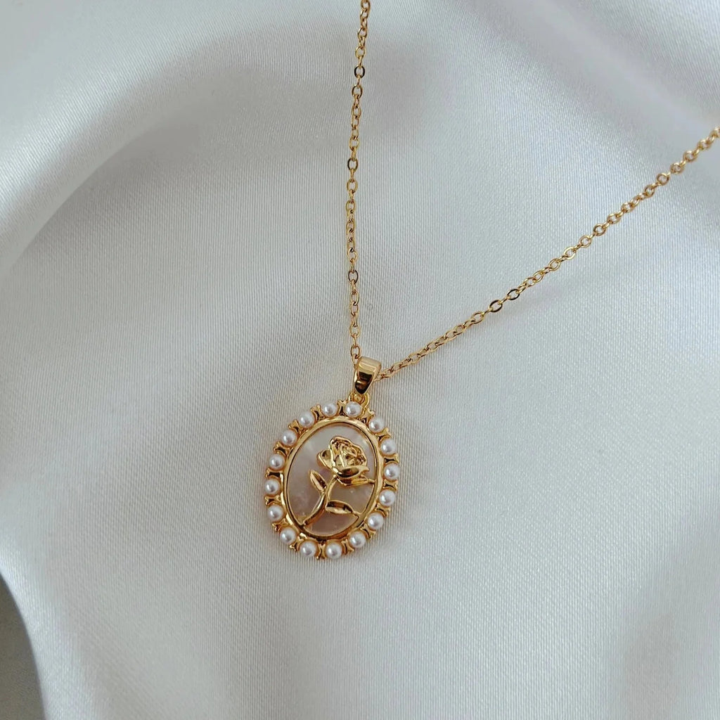 Elodie Gold & Silver Pearl Necklace