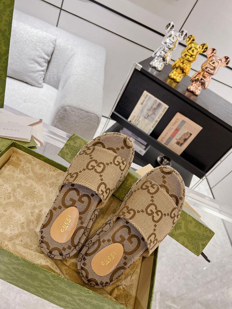 Heritage Canvas Comfort Mules