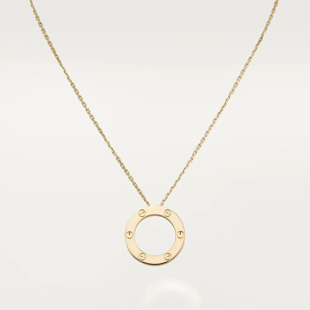 Halo Necklace (in silver & gold)