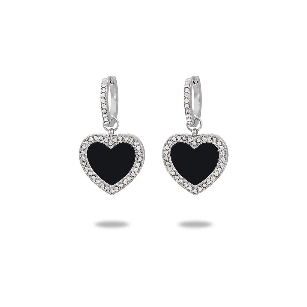 Mia Amor Heart Earrings (all colours)