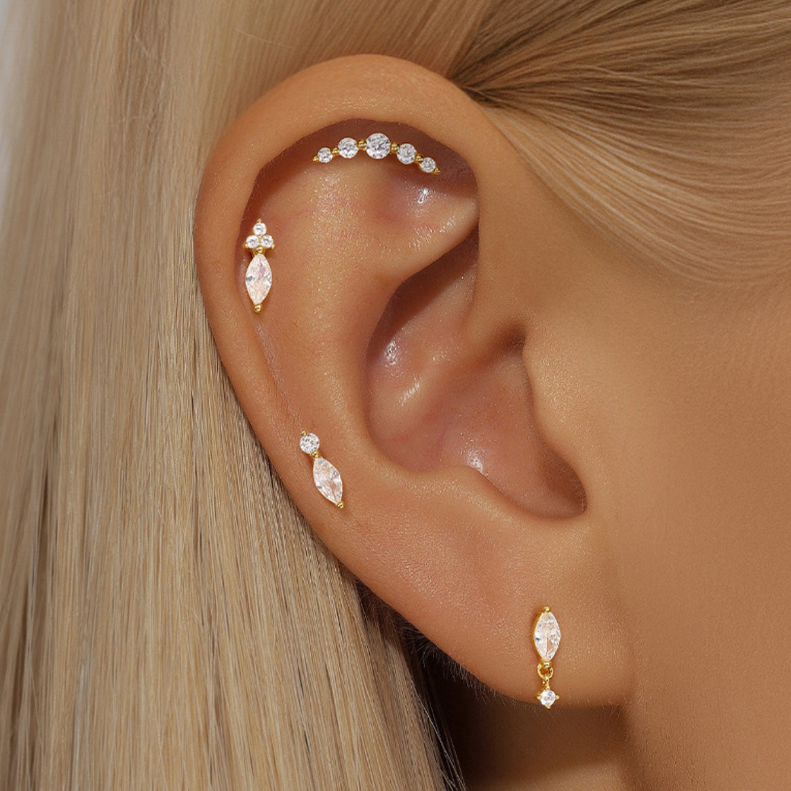 Clio Marquise Earring