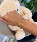 Heart Gold Hand Chain