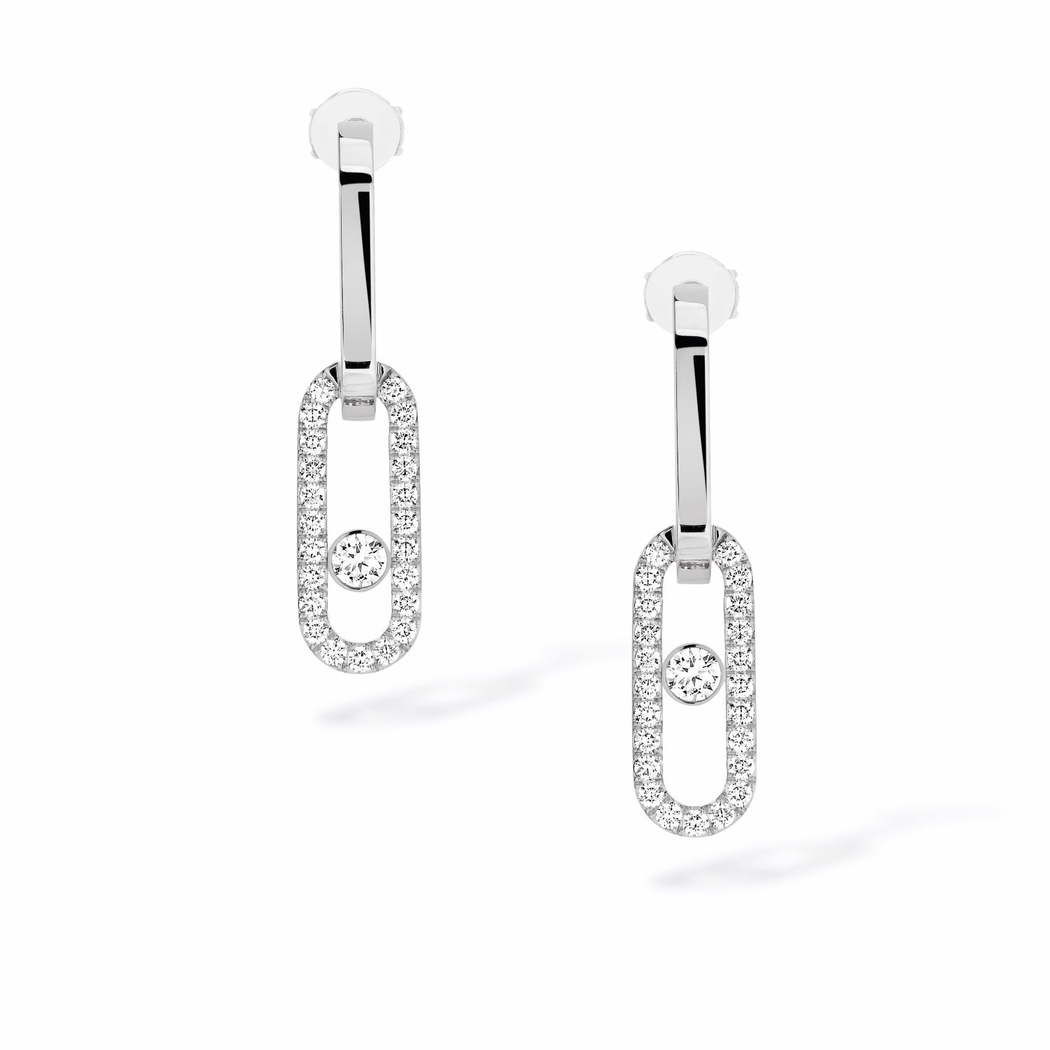 Molly Double Hoop (gold & silver)