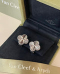 Silver Vintage VC Earrings