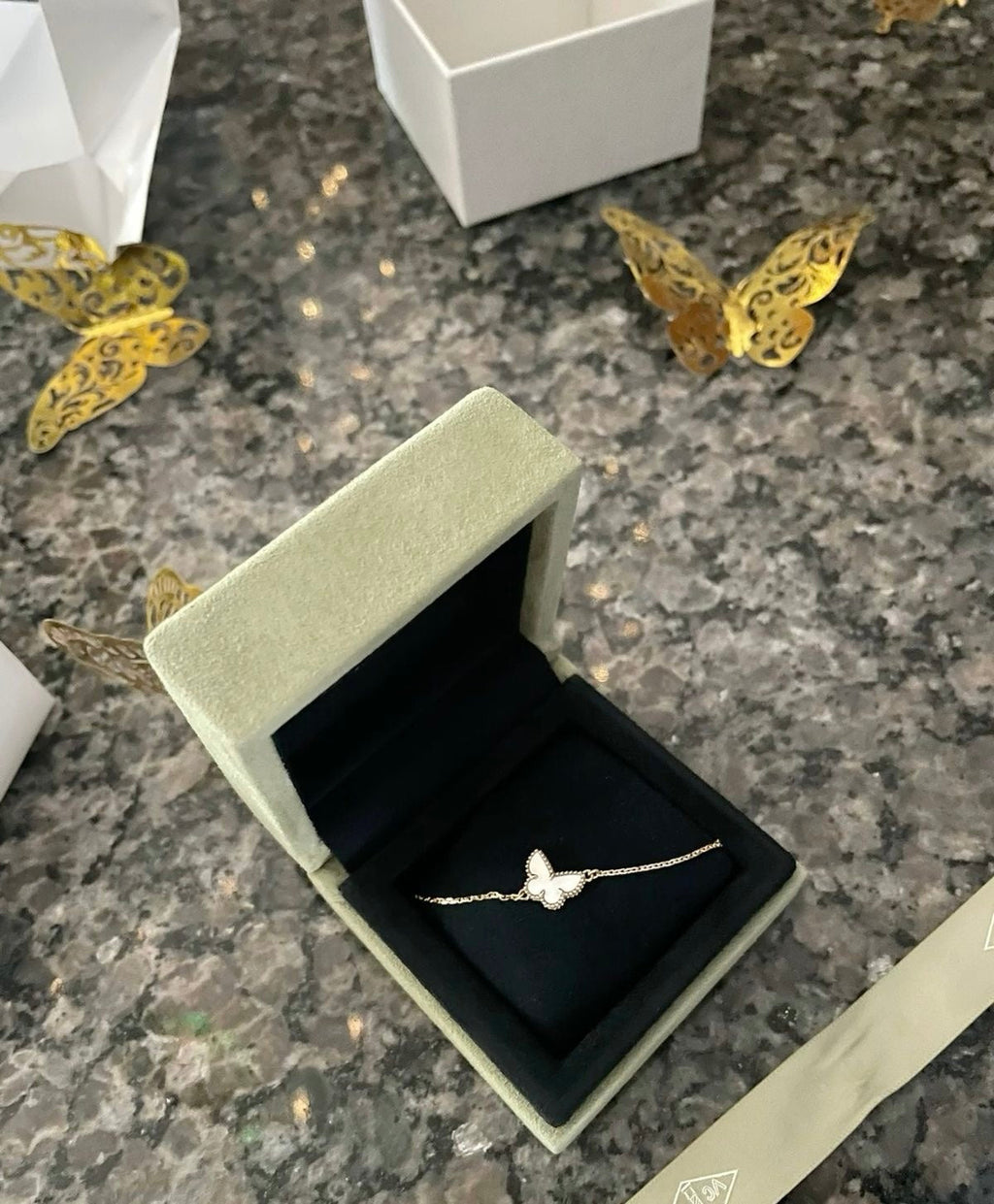 Elara Butterfly Bracelet (gold & silver)