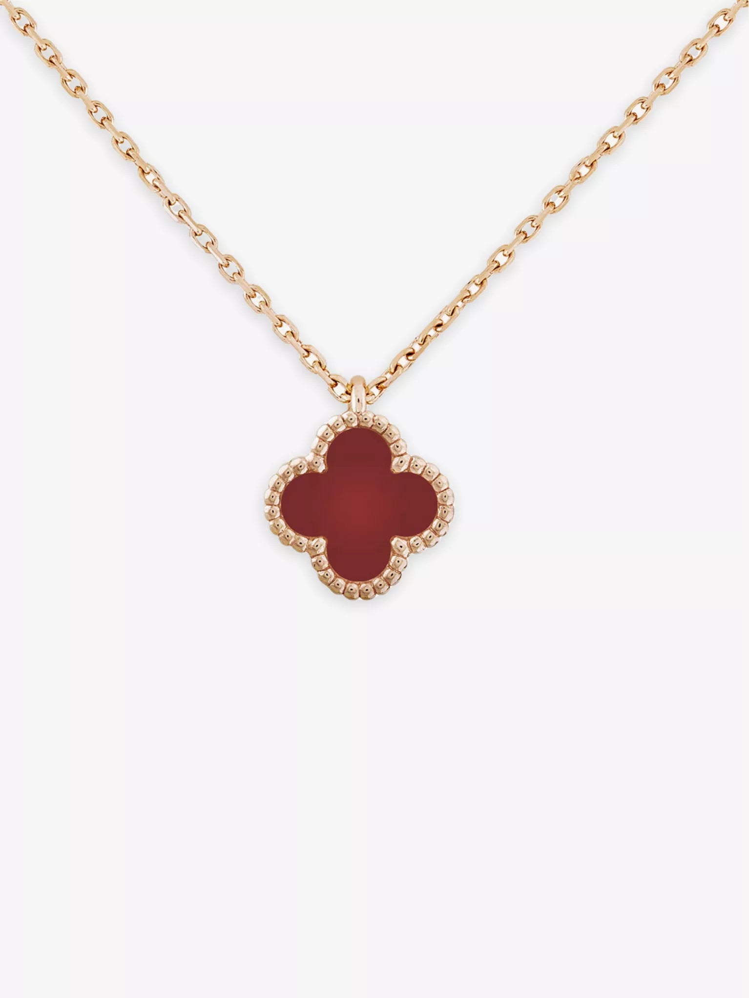 Small Rose Pendant Necklace