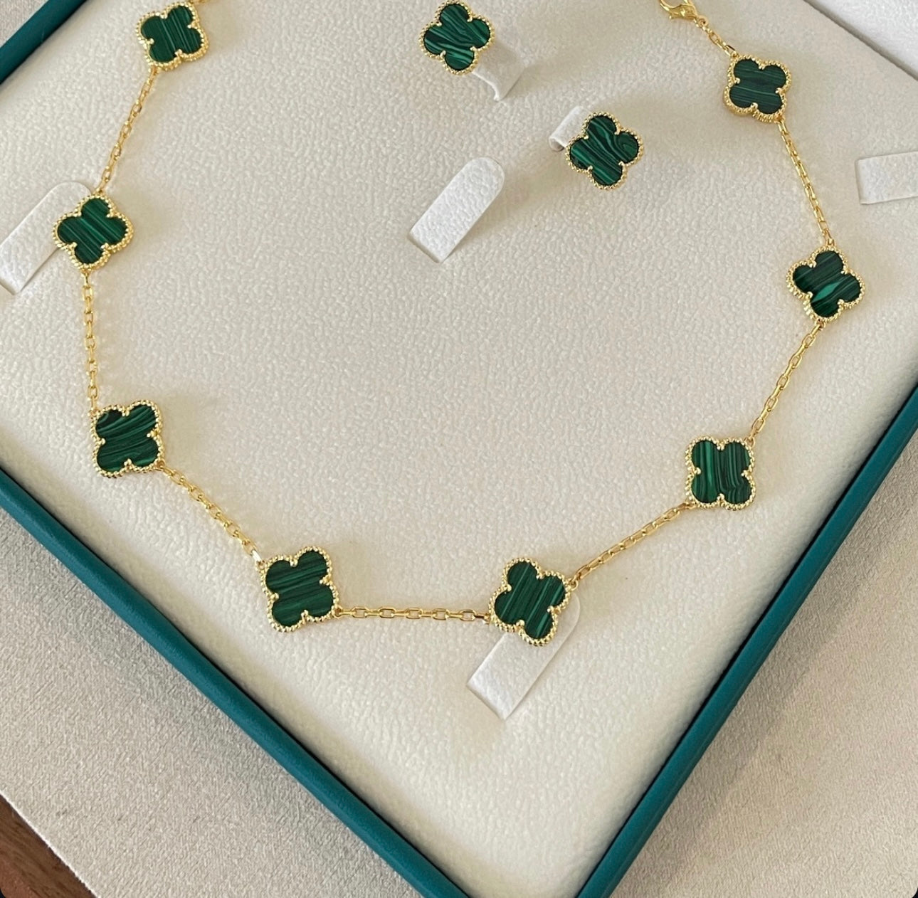 Multi Clover Green VC Necklace
