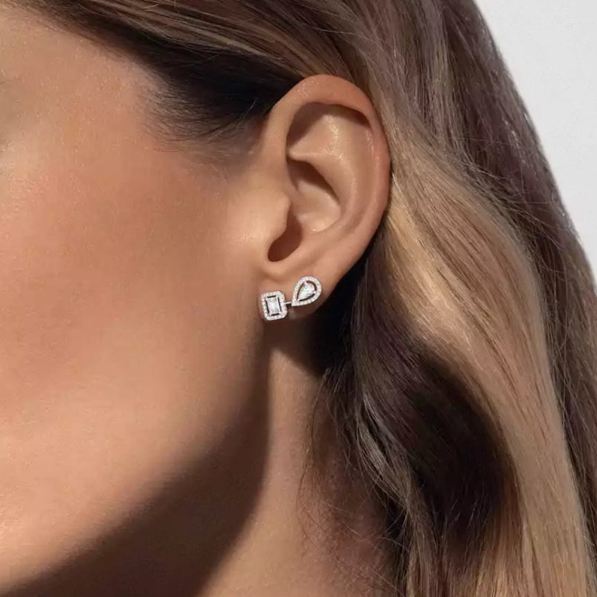 Mollyane Crystal Earrings Stack