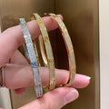 Allana C full diamanté Bracelet (fine) (all colours)