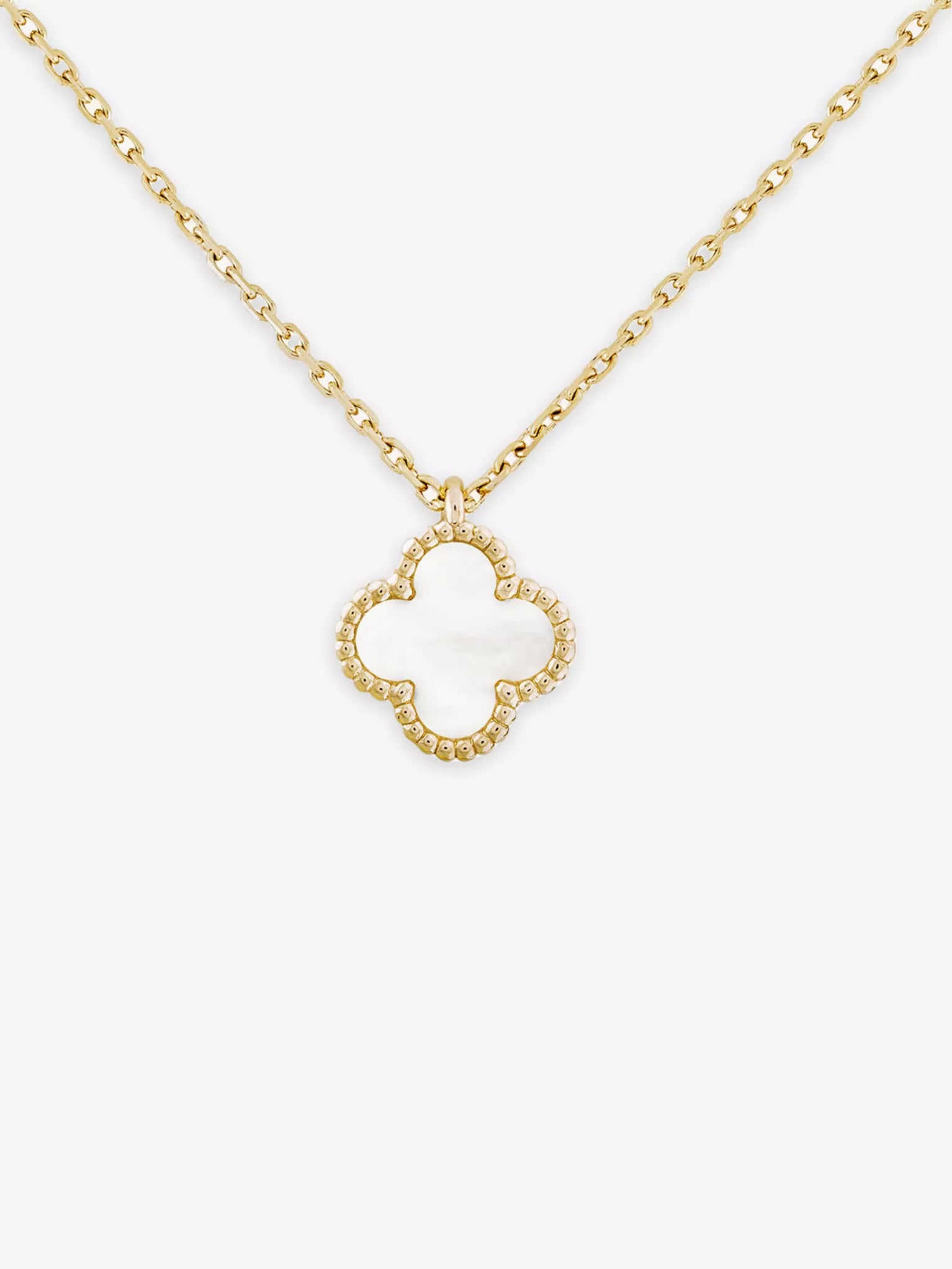 Pearl White Pendant Necklace (small & large)