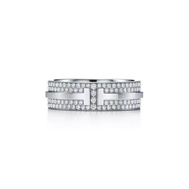 Eleanor Diamanté Thick Ring