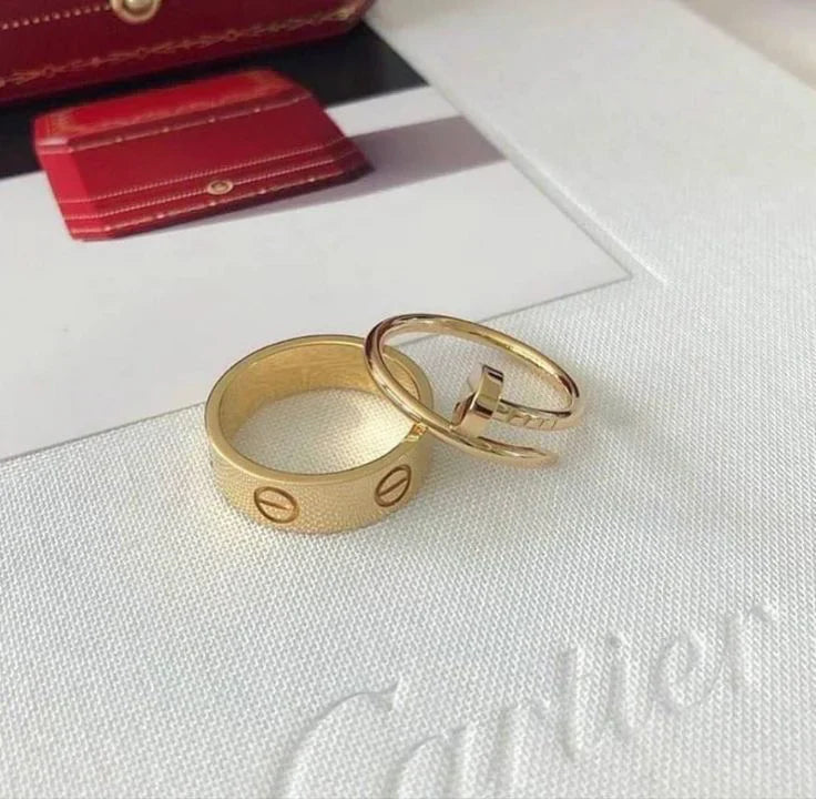 Nail Ring (fine) (in gold & silver)