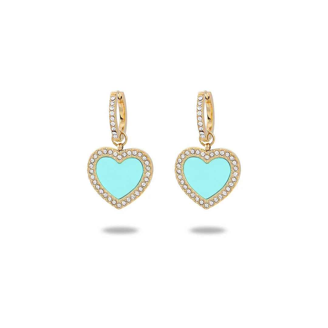 Mia Amor Heart Earrings (all colours)