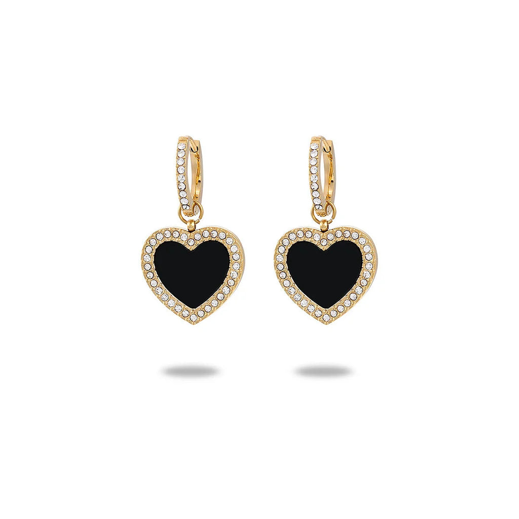Mia Amor Heart Earrings (all colours)