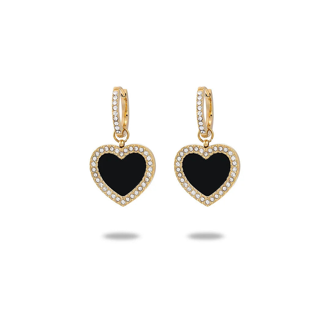 Mia Amor Heart Earrings (all colours)
