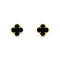 Black VC Earrings (gold)