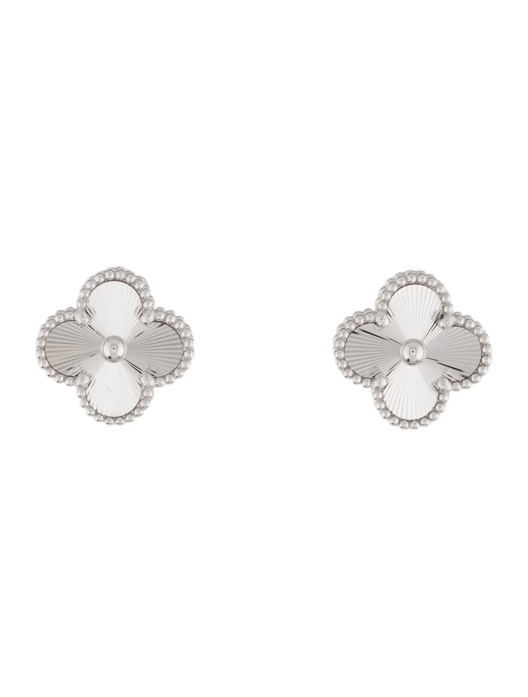 Silver Vintage VC Earrings
