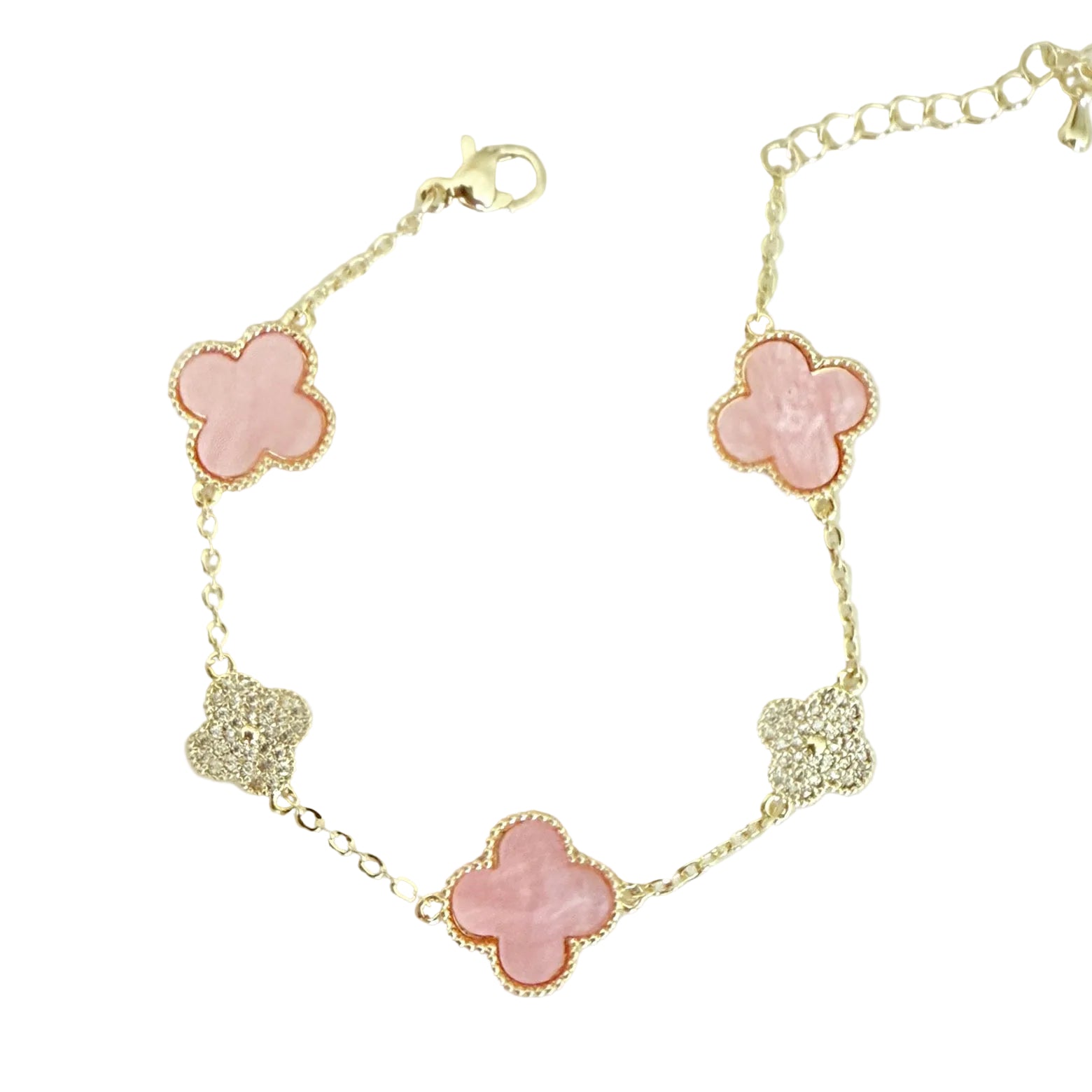 Melis big clover bracelet