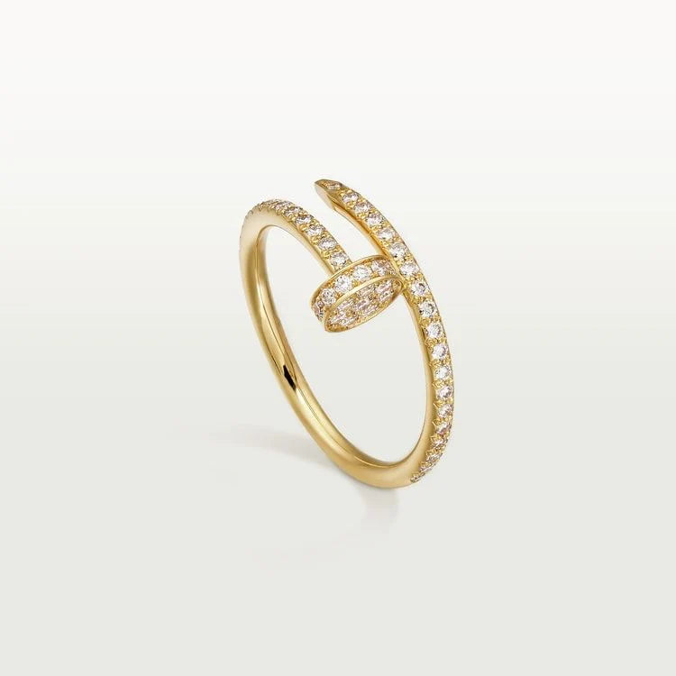 Kaci Diamanté Nail Ring (in gold & silver)