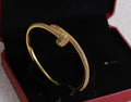 Full Diamanté Nail Bracelet (gold & silver)