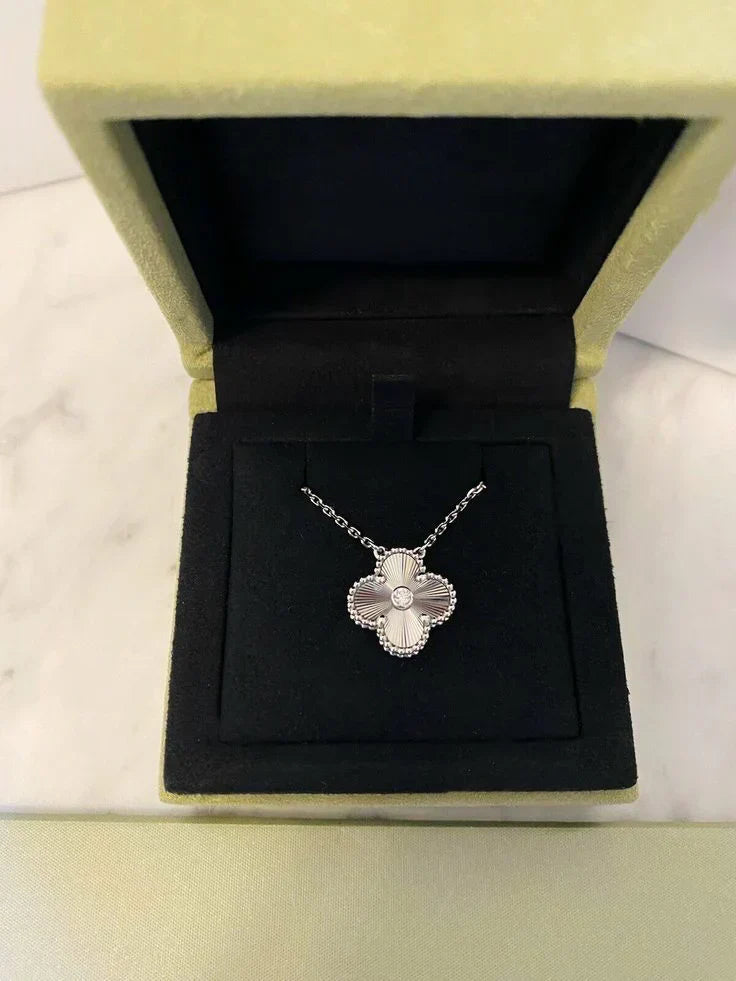 Silver Vintage VC Necklace