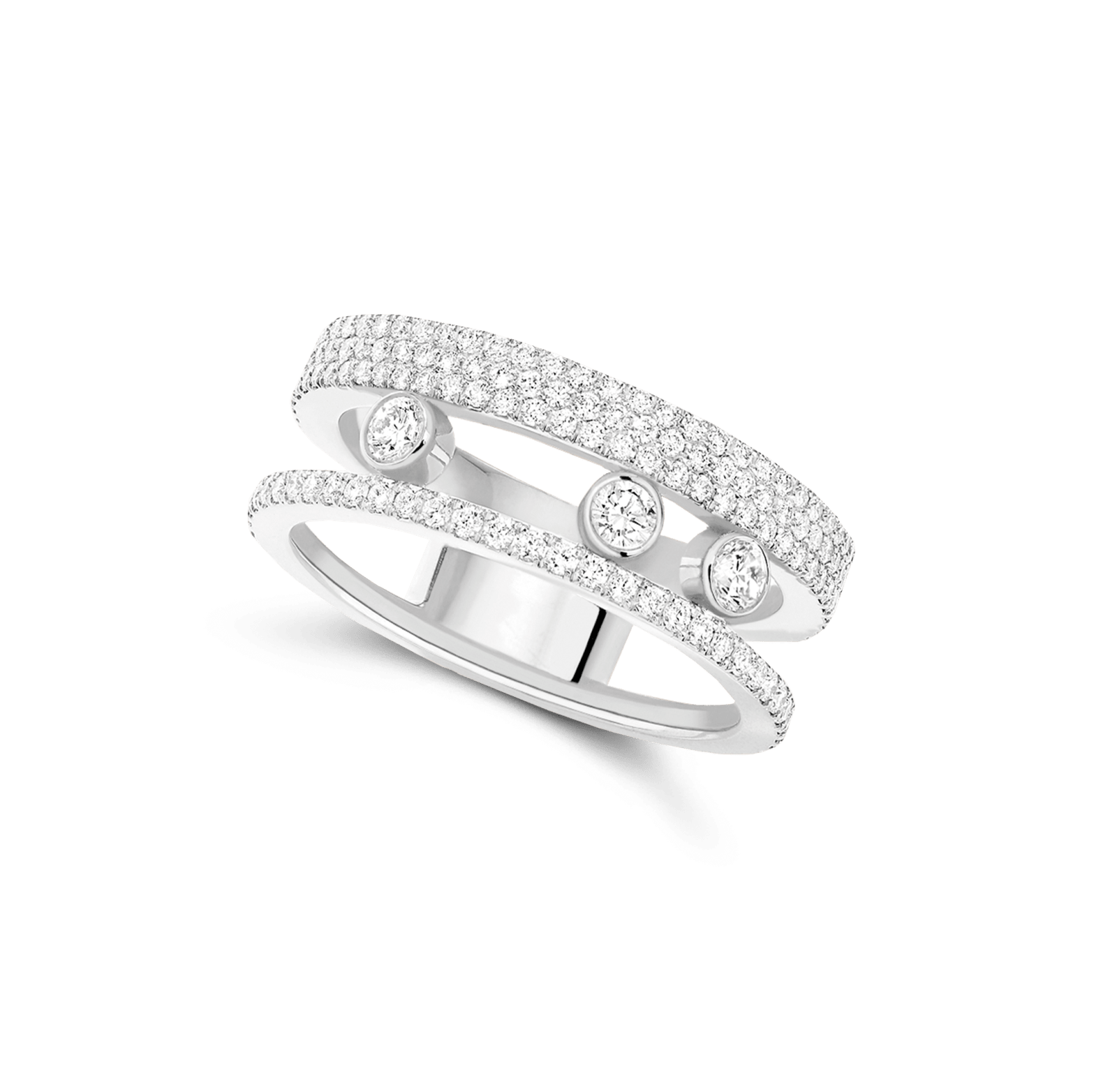 Alai Full Diamanté Ring