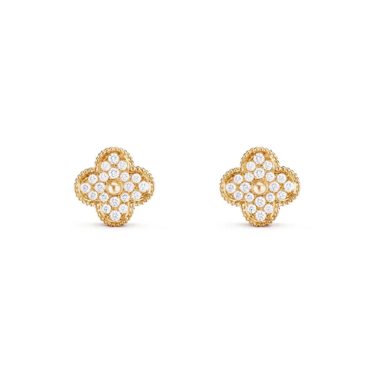 Bianca Gold Diamanté Earrings