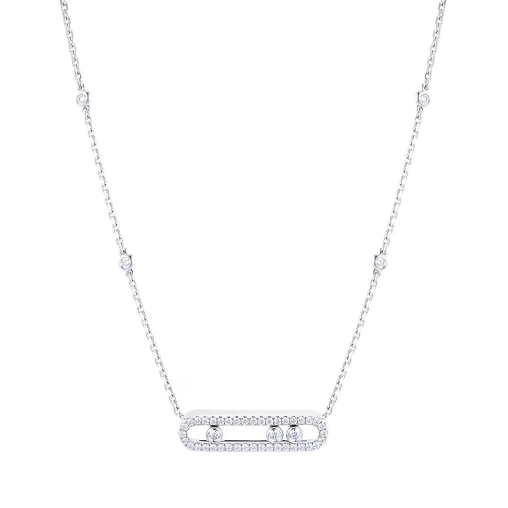 Mira Amor Necklace (in silver & gold)