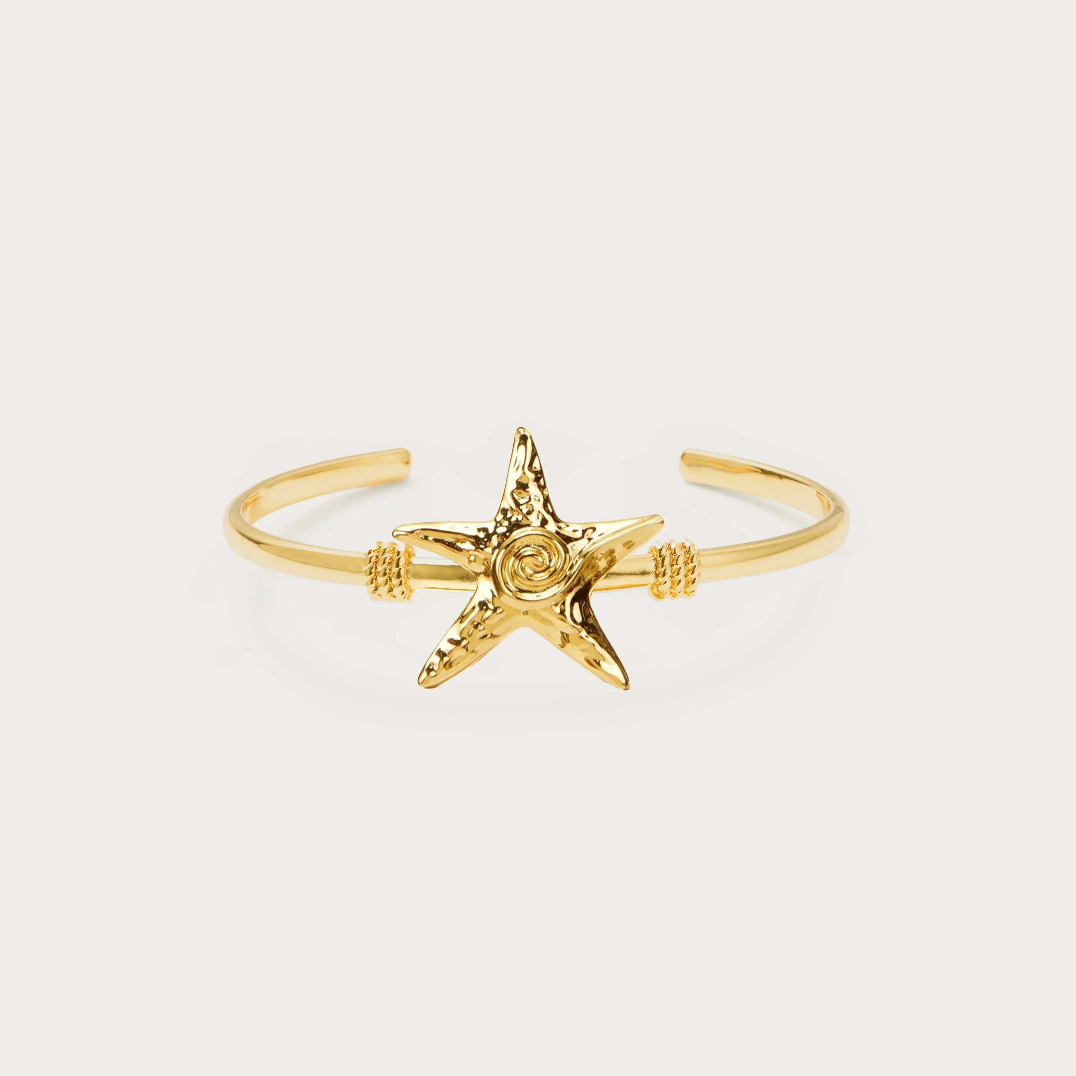Starfish Cuff (gold & silver)