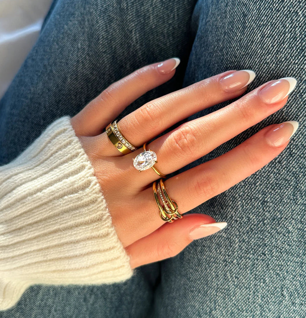 Sorell Layer Ring (gold & silver)