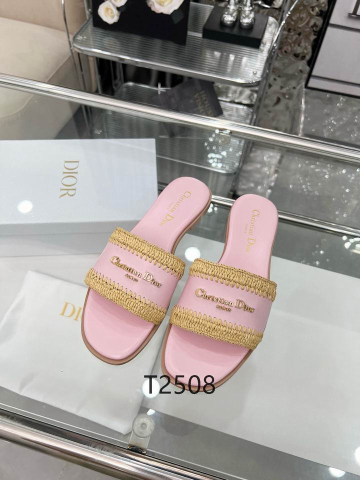 Blush Woven Detail Comfort Slides