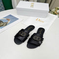 Classic Buckle Detail Comfort Slides