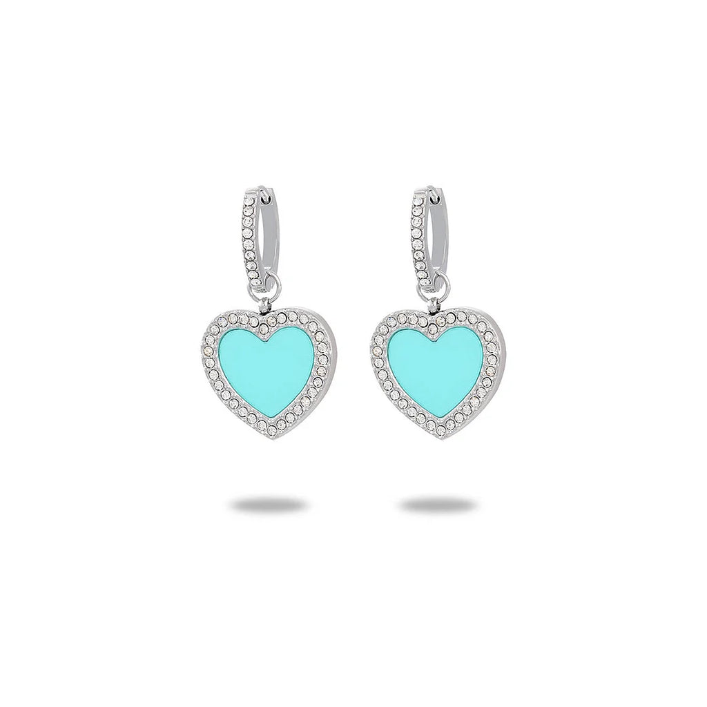 Mia Amor Heart Earrings (all colours)