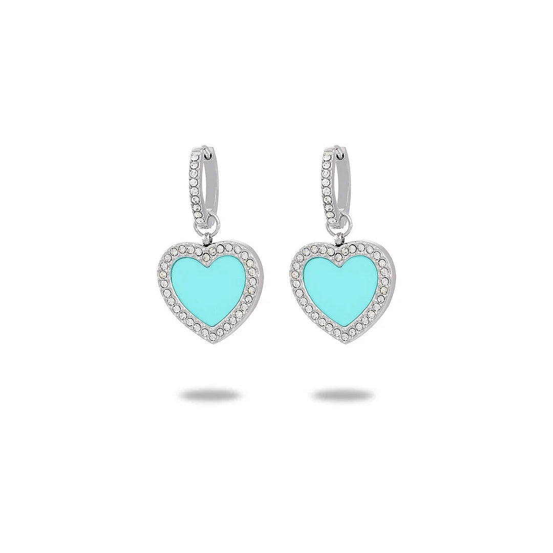 Mia Amor Heart Earrings (all colours)