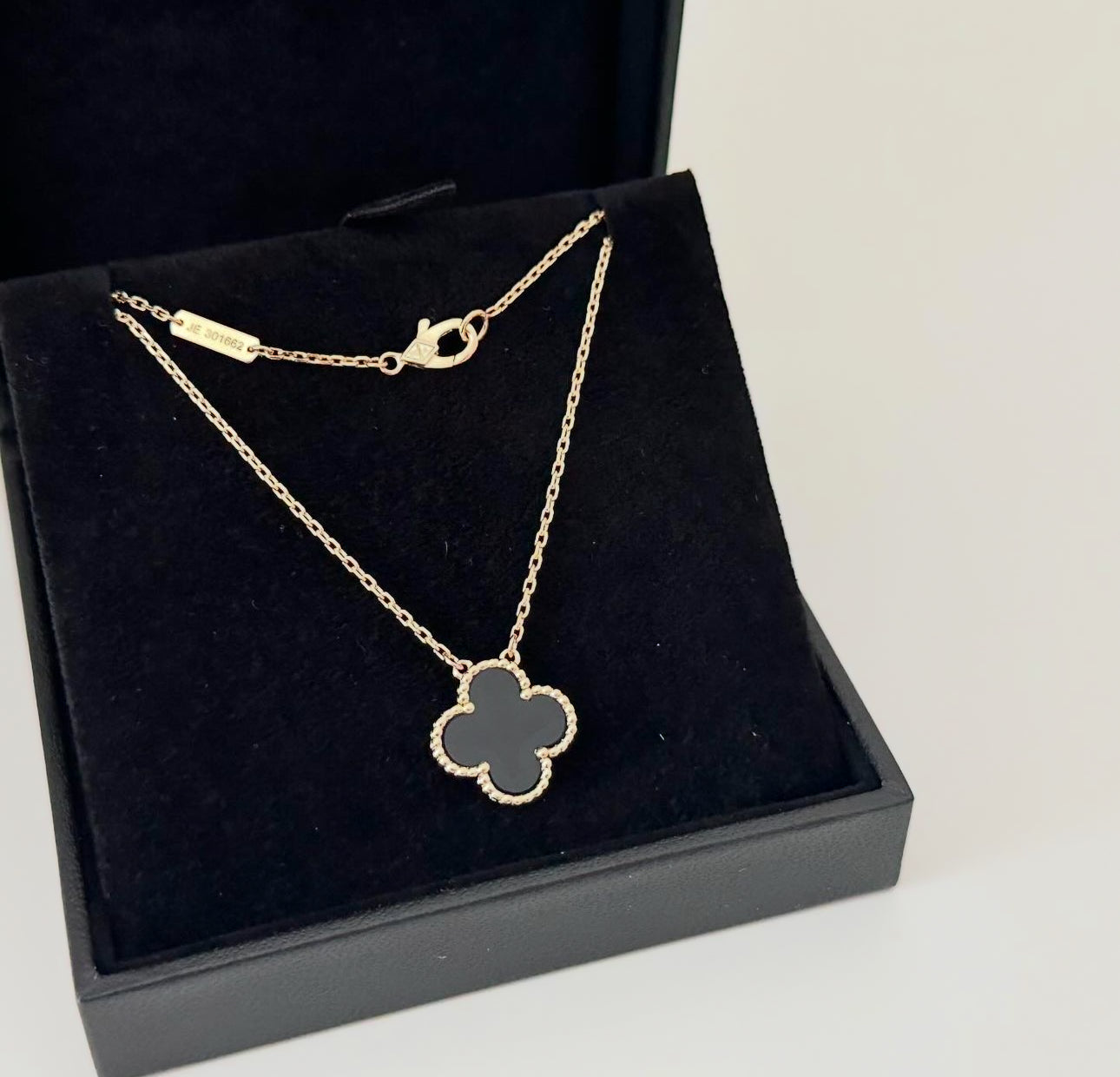 Black VC Necklace (in gold & silver)