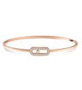 Mollyanne Bangle (silver & gold & rose gold)