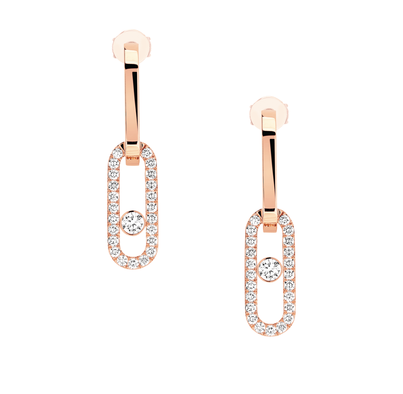 Molly Double Hoop (gold & silver)