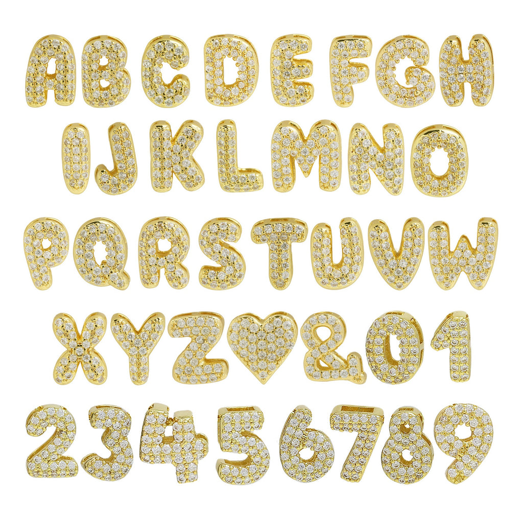 Icy Bubble Name Necklace (in gold & silver)