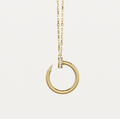 Nail Pendant Necklace (in gold & silver)