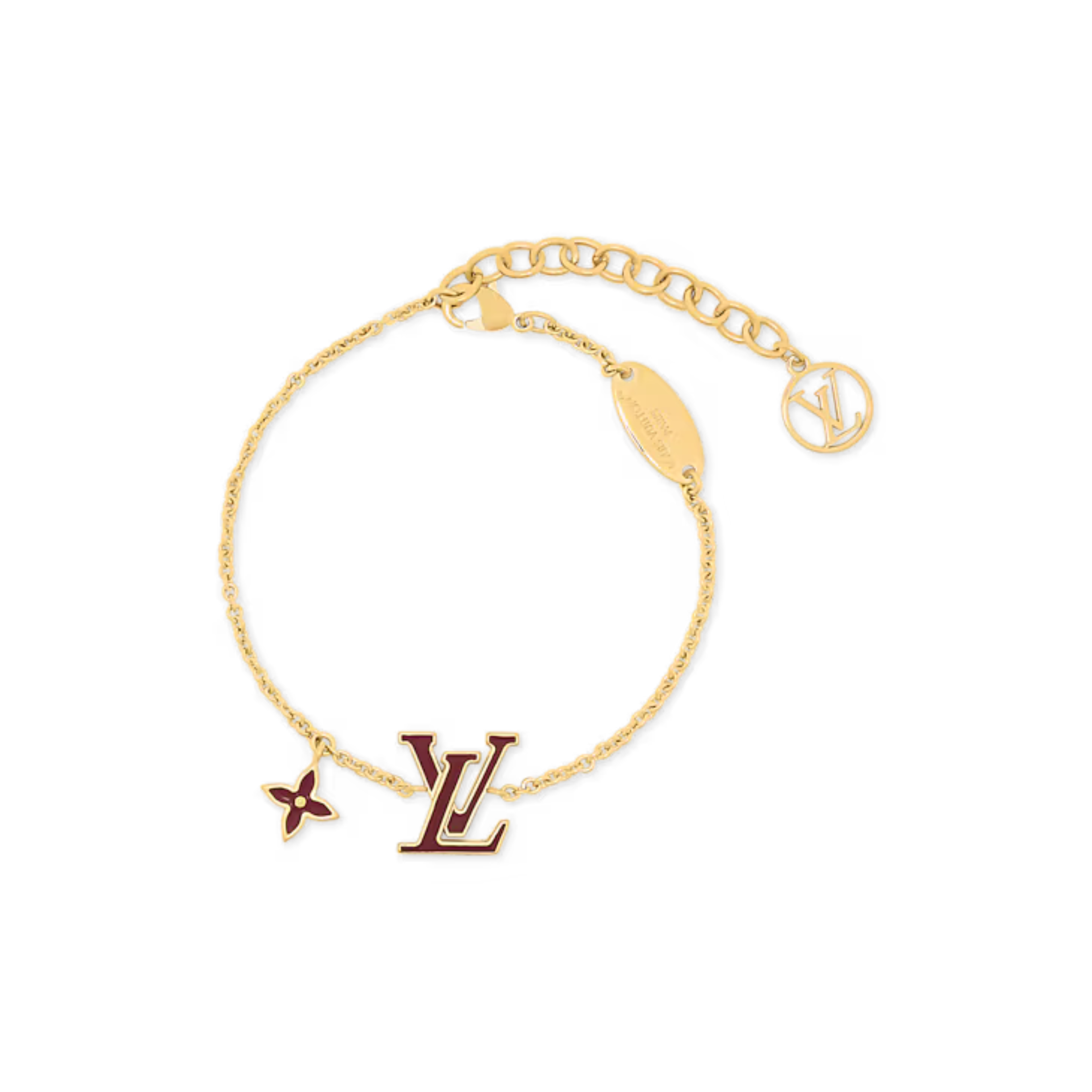 Almira Bordeaux Enamel Bracelet