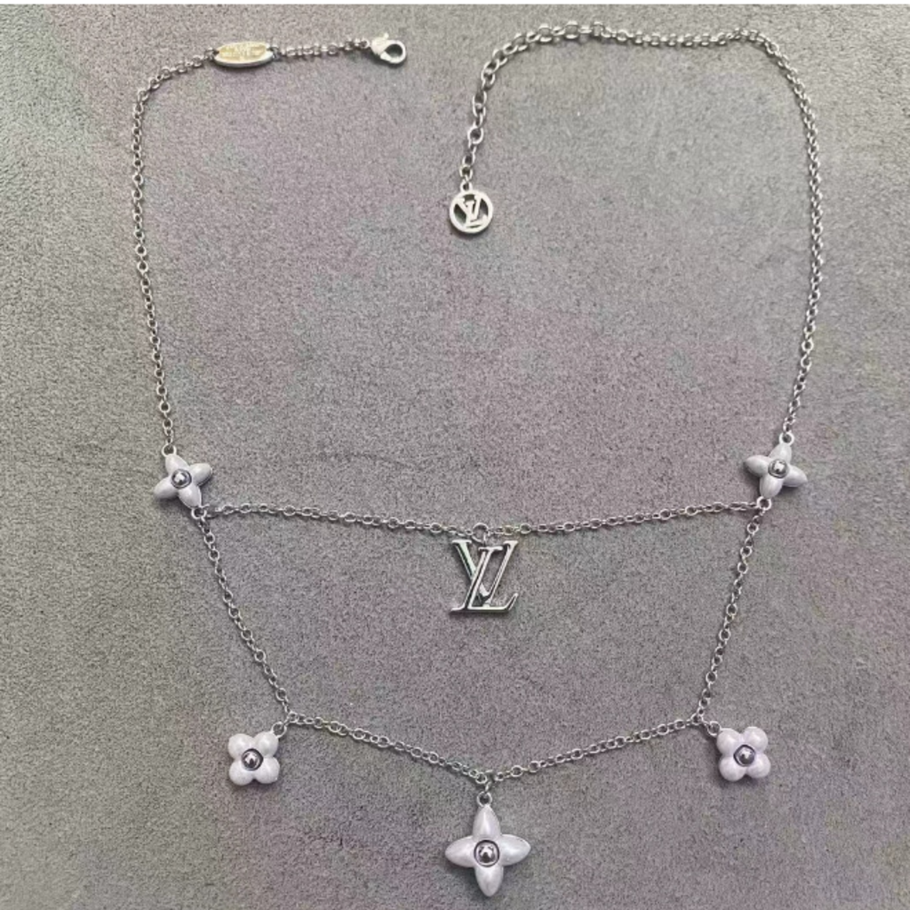 Almira Layered Necklace (in gold & silver)