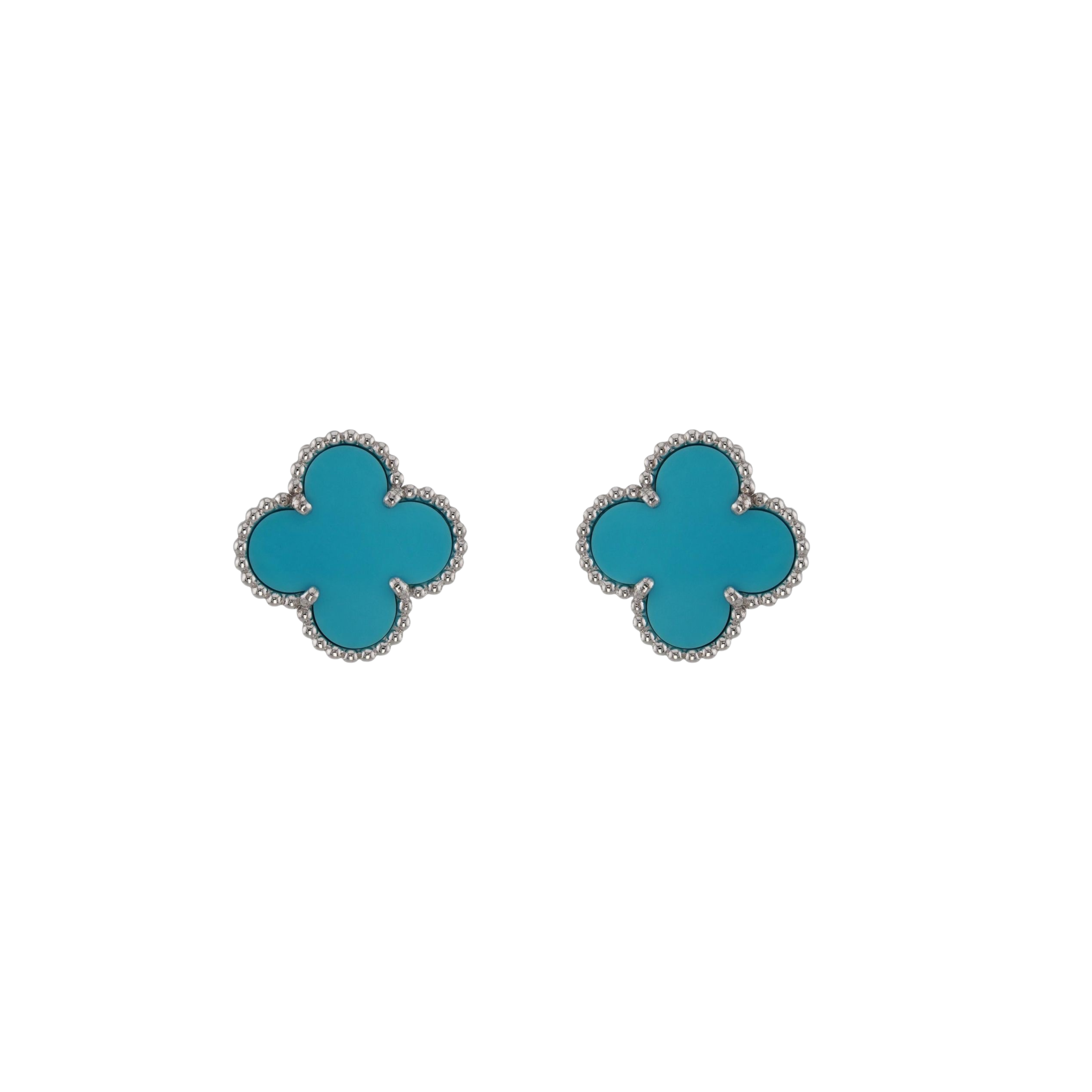 Ocean Blue VC Earrings (in gold & silver)