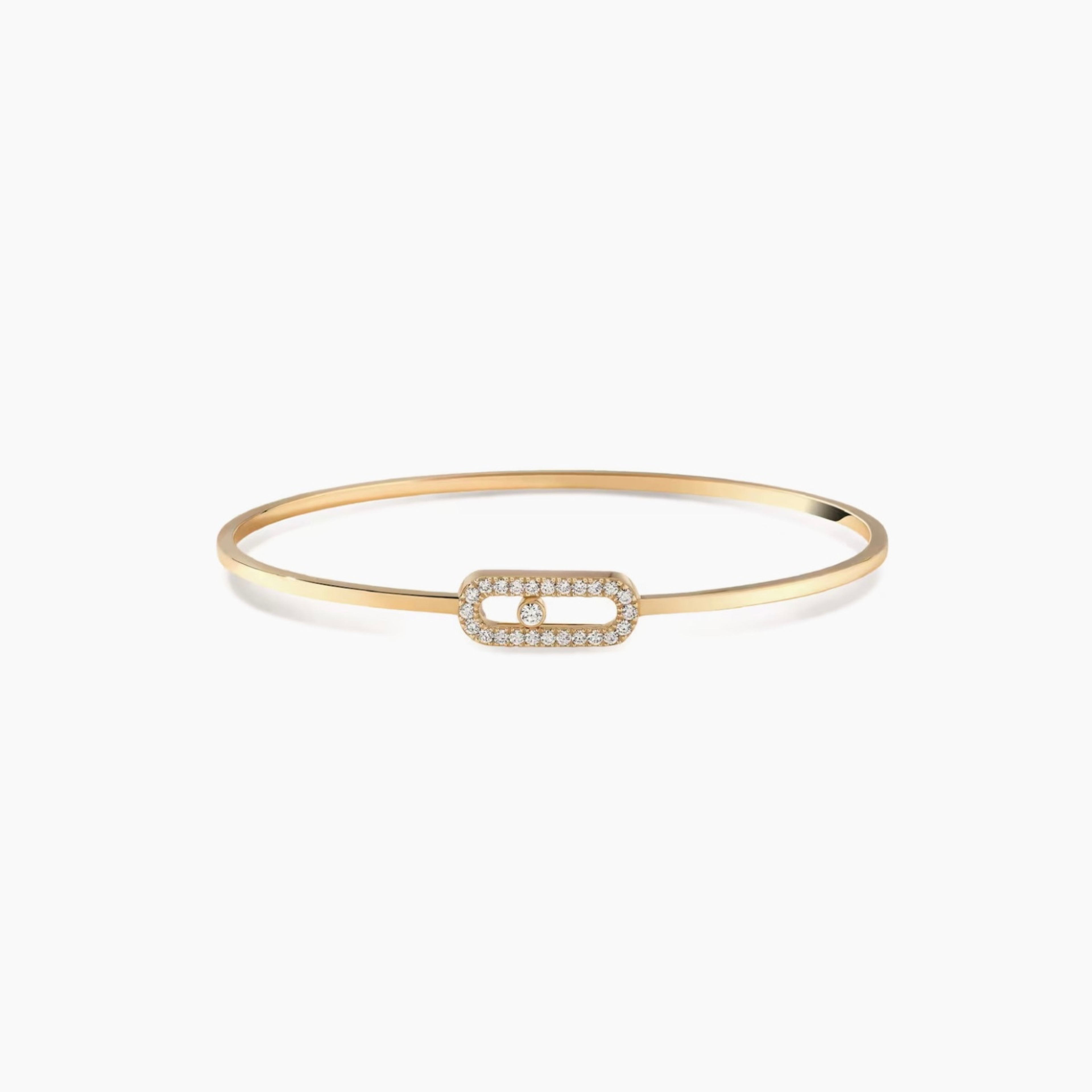 Mollyanne Bangle (silver & gold & rose gold)