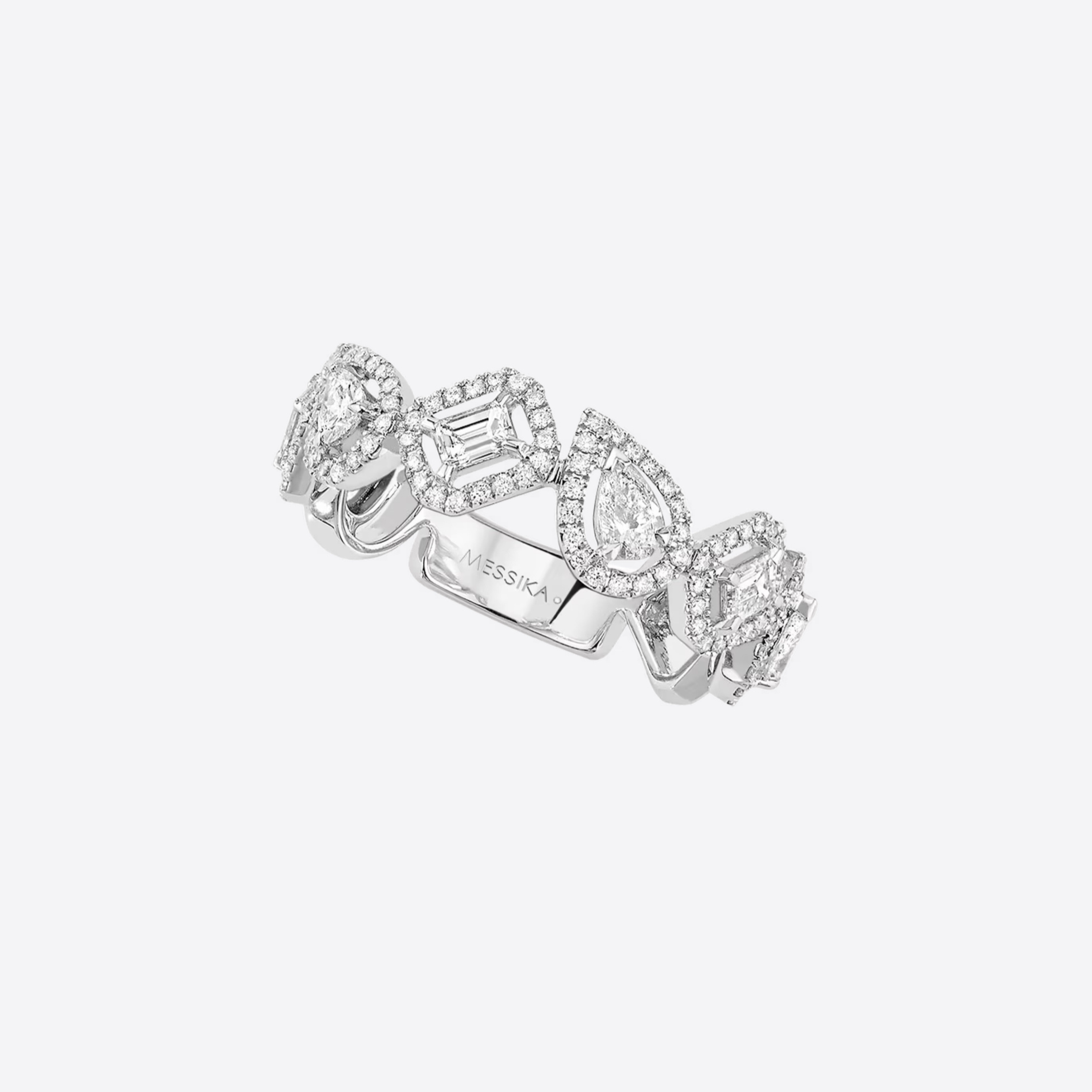 Mollyanne Diamanté Pear Ring