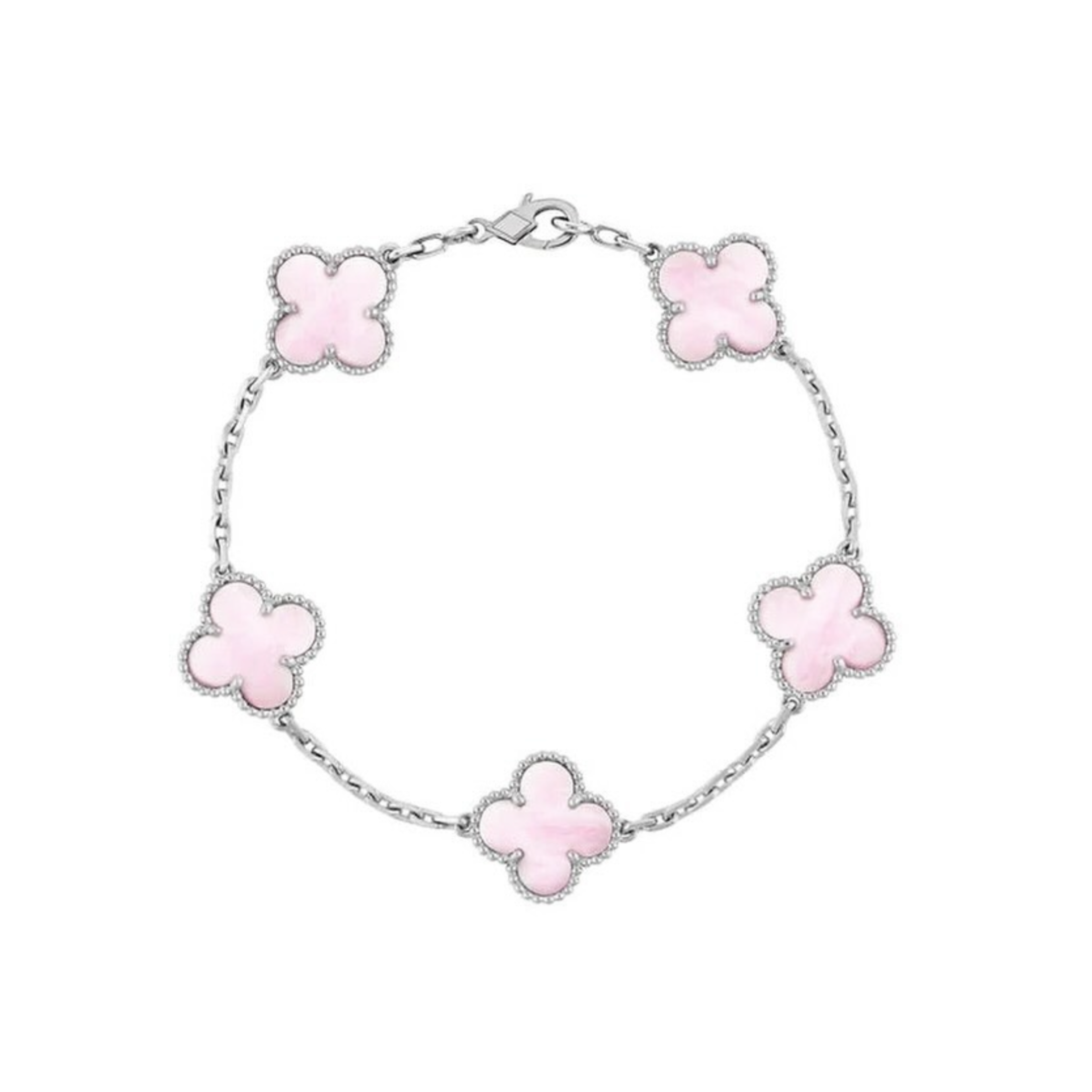 Silver Pink Lindsay Bracelet