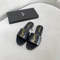 Signature Gold Accent Comfort Slides