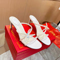 Butterflower Crystal Sandals