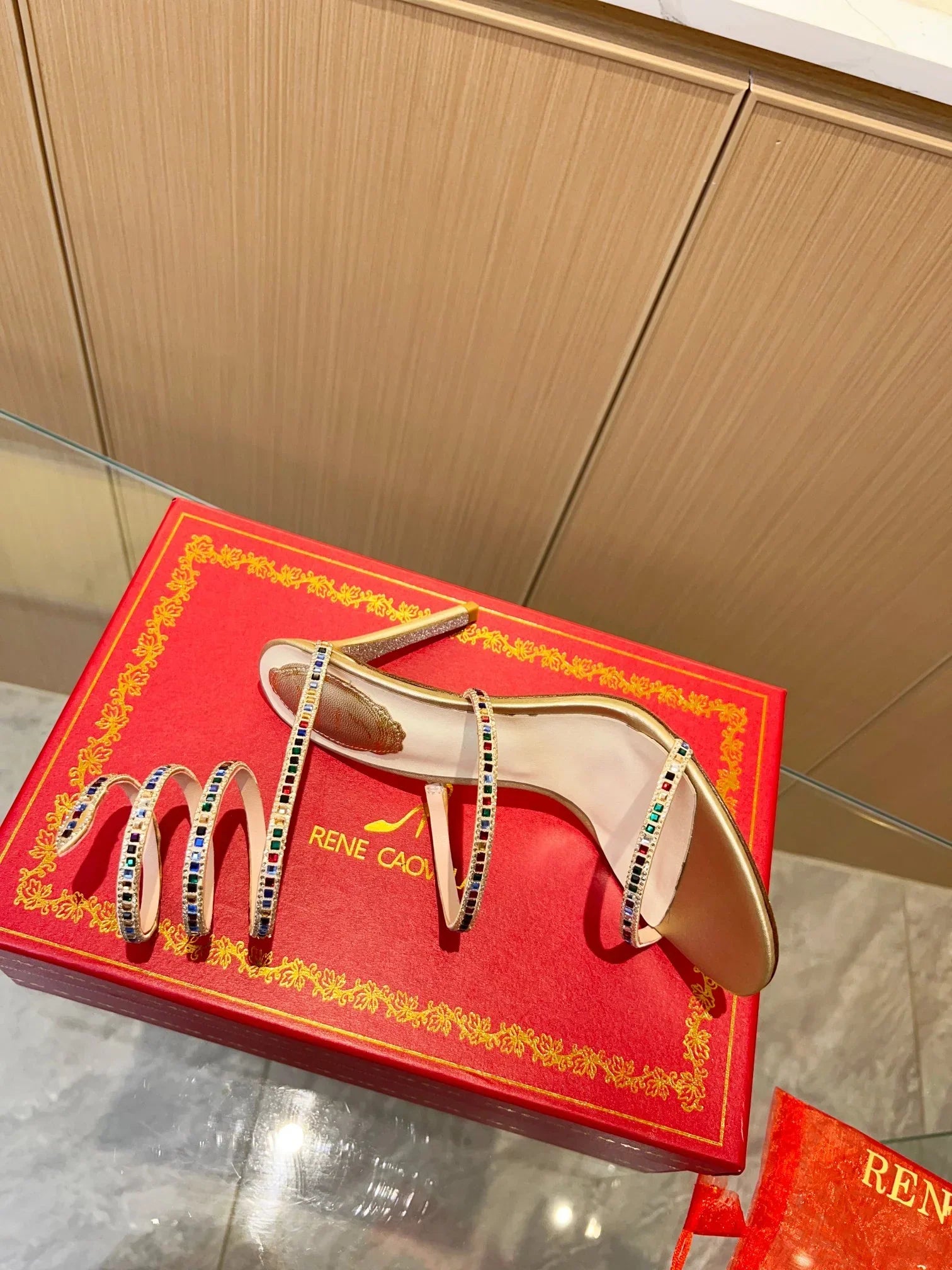 Cleo Color Crystal Sandals