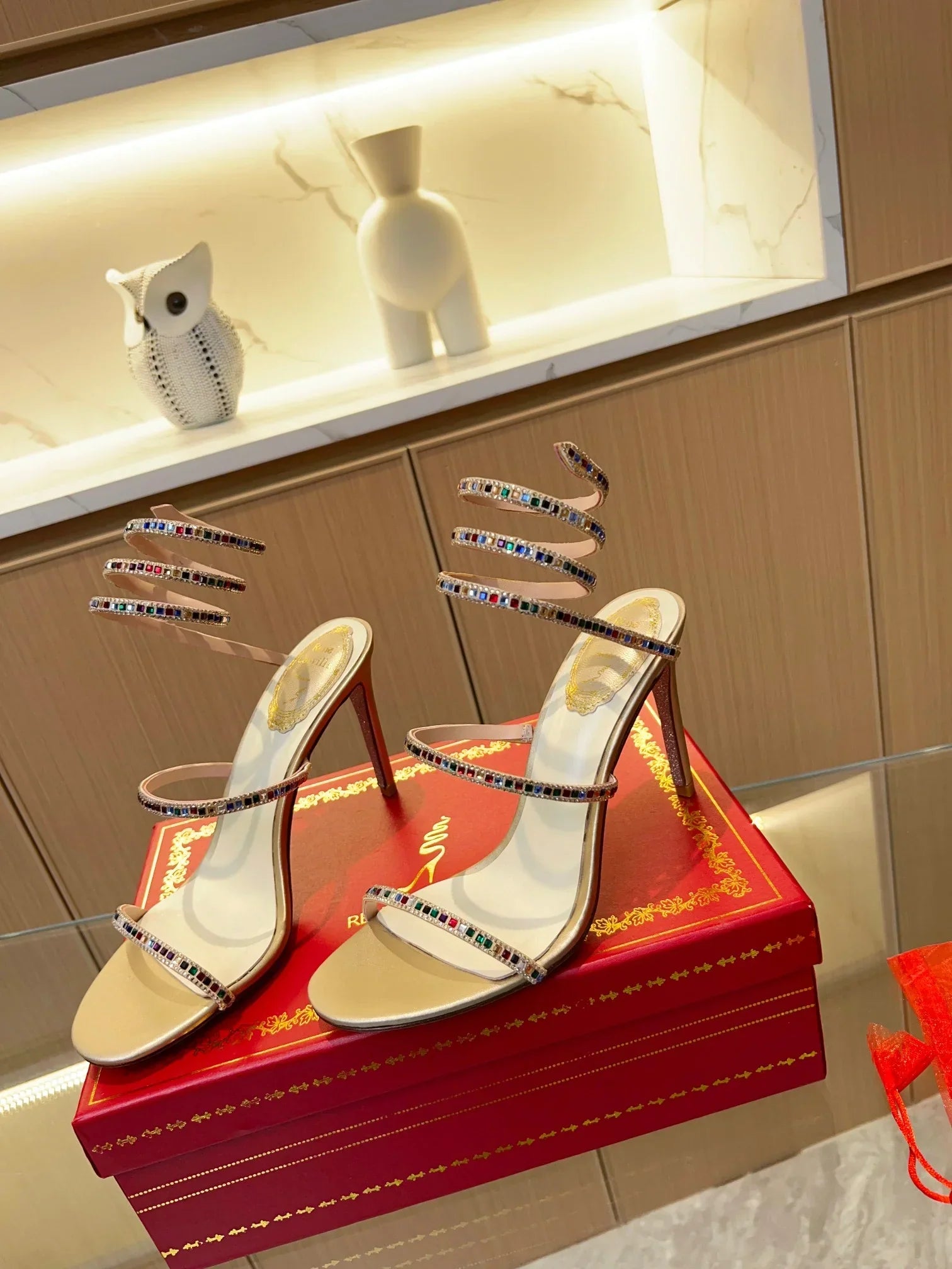 Cleo Color Crystal Sandals