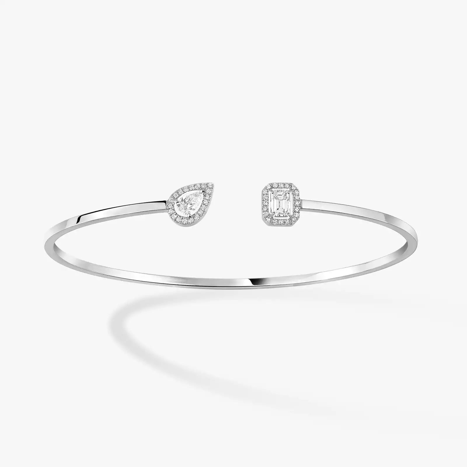 Twin Diamanté Bracelet (in silver & gold)